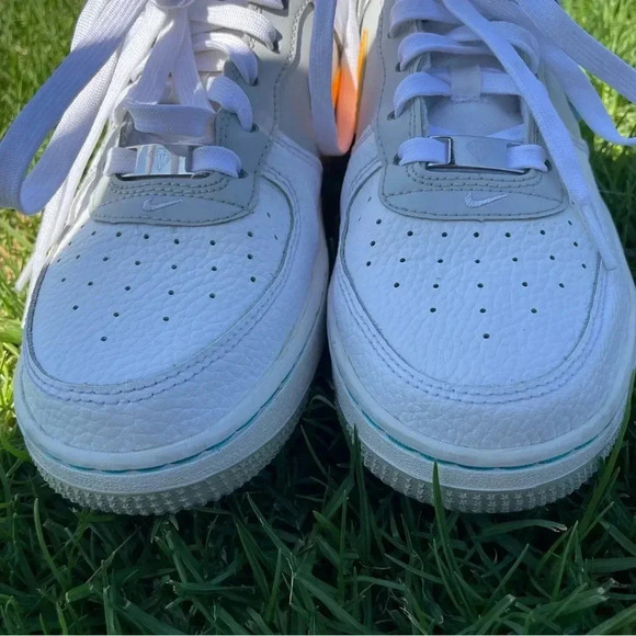 Women’s AIR FORCE 1 LOW '07 LV8 “NBA 75th Anniversary Fiesta" Sneakers Size 8 - Picture 9 of 12